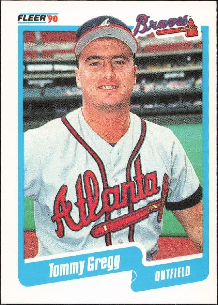 1990 Fleer Tommy Gregg #585 trading card