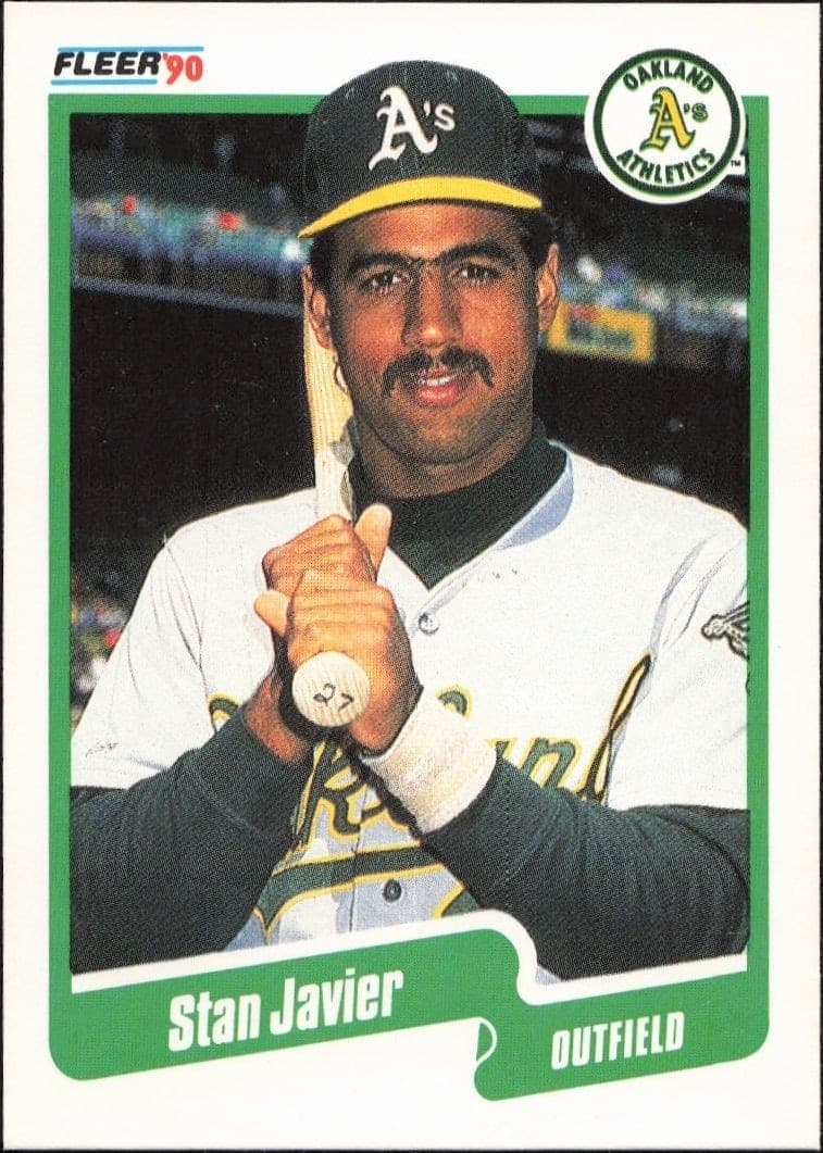 1990 Fleer Stan Javier #12 trading card