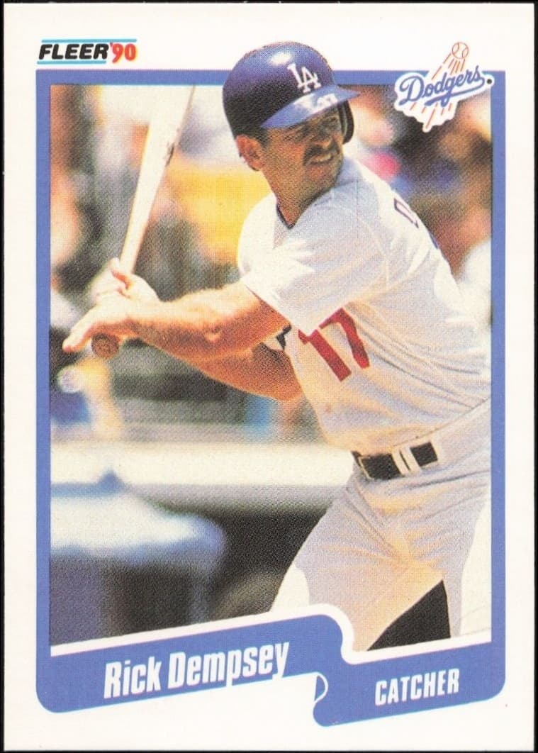 1990 Fleer Rick Dempsey #392 trading card