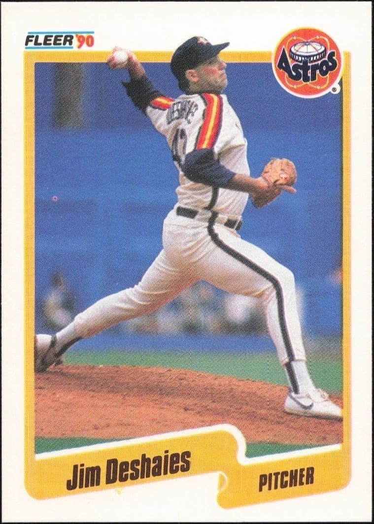 1990 Fleer Jim Deshaies #229 trading card