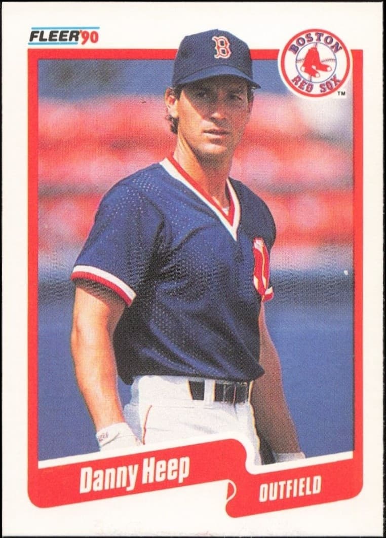 1990 Fleer Danny Heep #278 trading card
