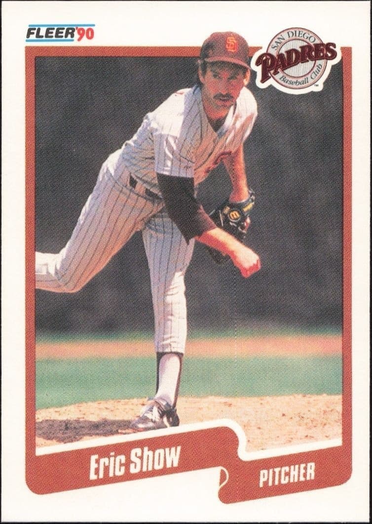 1990 Fleer Eric Show #169 trading card
