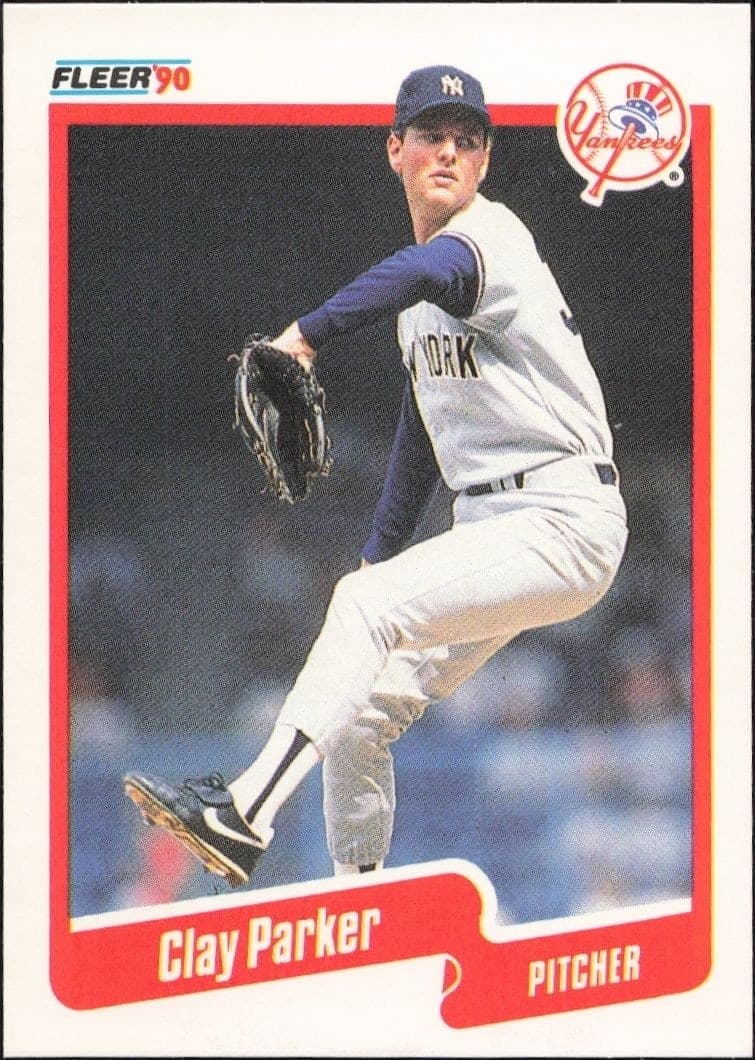1990 Fleer Clay Parker #451 trading card