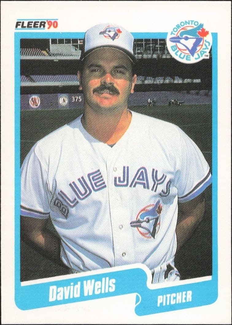 1990 Fleer David Wells #96 trading card