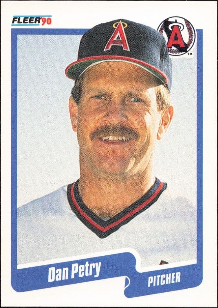 1990 Fleer Dan Petry #142 trading card
