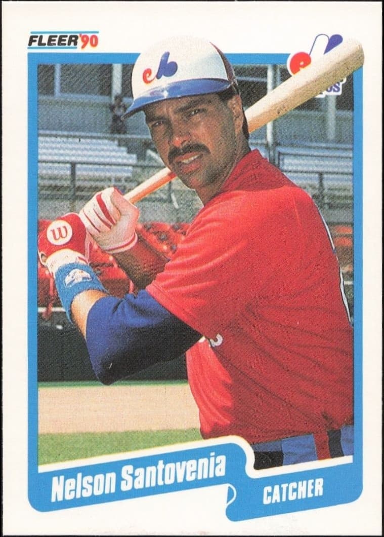 1990 Fleer Nelson Santovenia #360 trading card