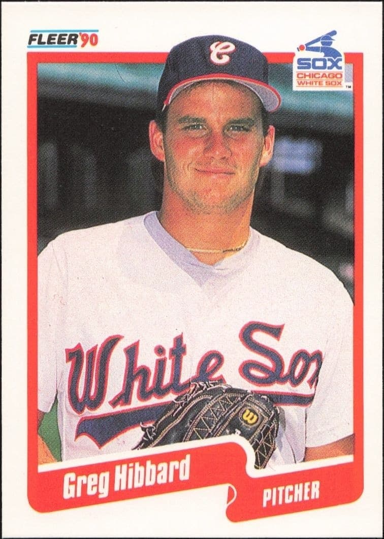 1990 Fleer Greg Hibbard #534 trading card