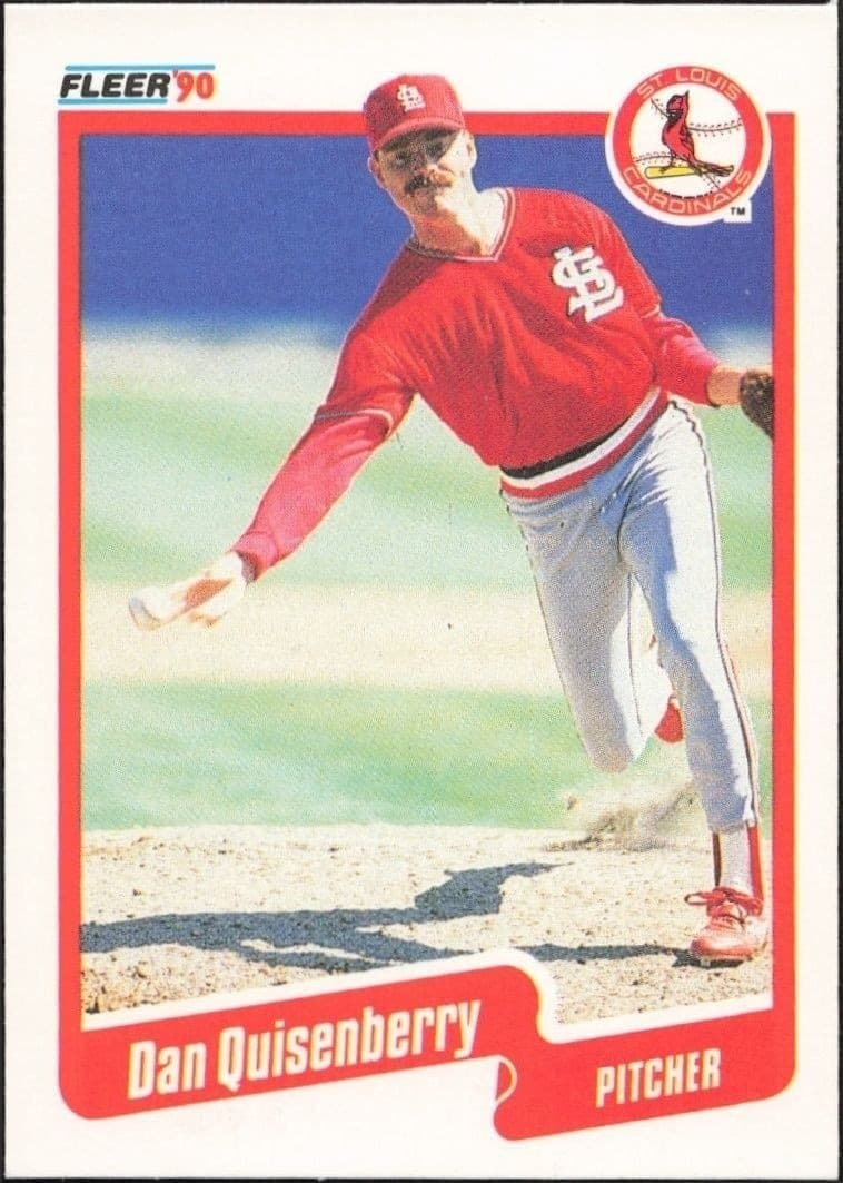 1990 Fleer Dan Quisenberry #259 trading card