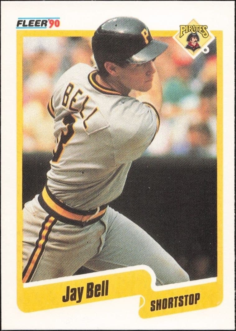 1990 Fleer Jay Bell #459 trading card