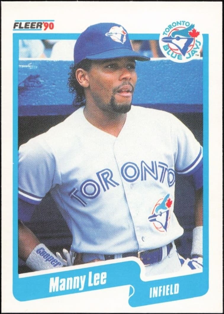 1990 Fleer Manny Lee #86 trading card