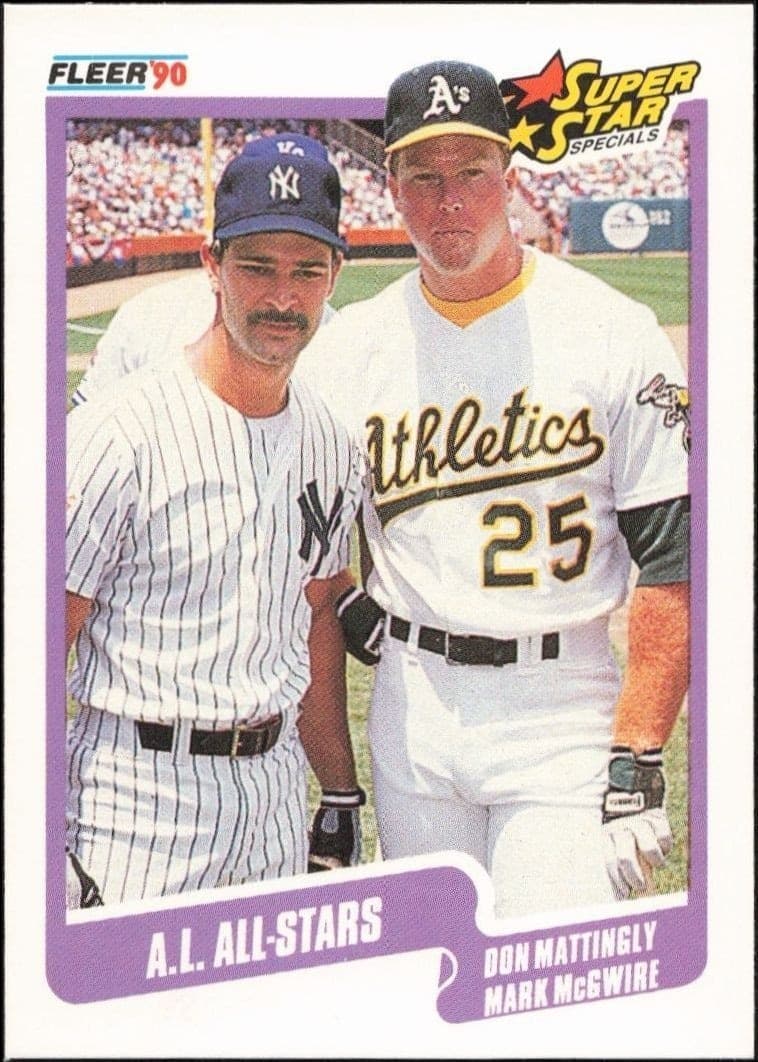 1990 Fleer Don Mattingly #638 baseball trading card front