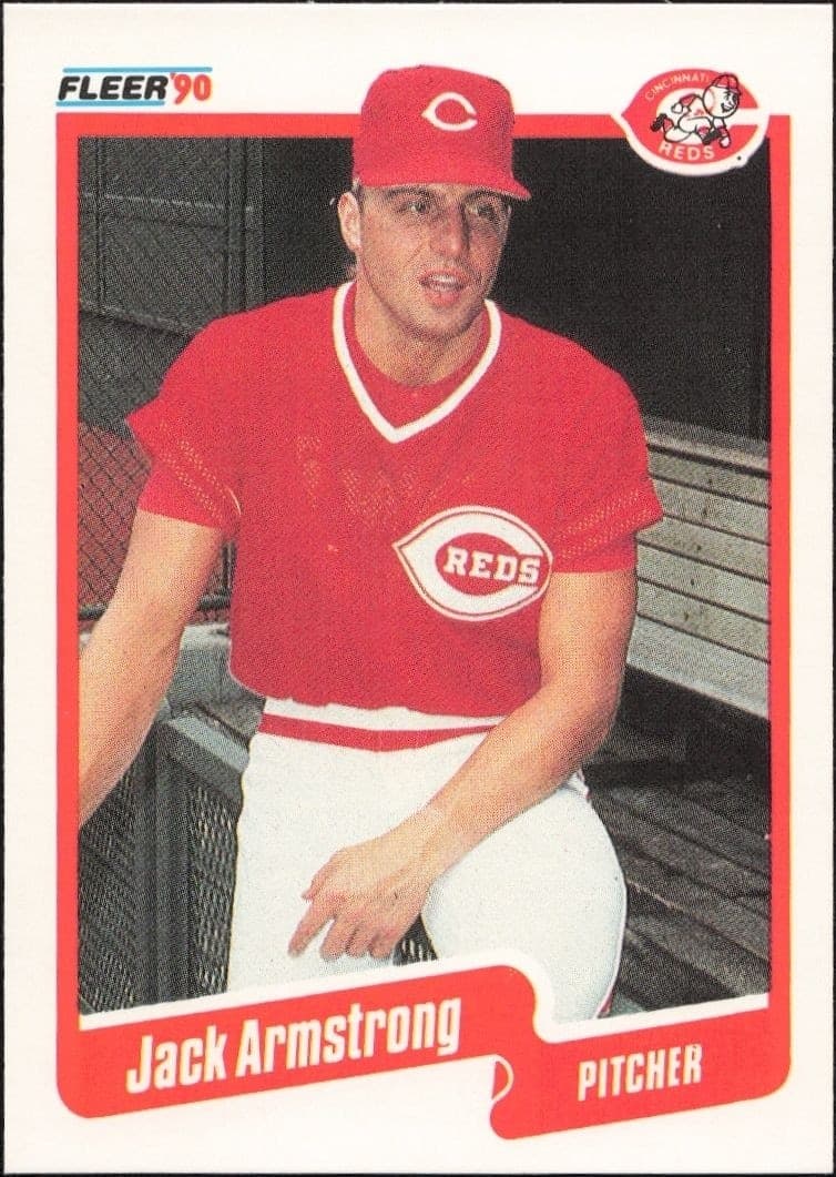 1990 Fleer Jack Armstrong #412 baseball trading card front