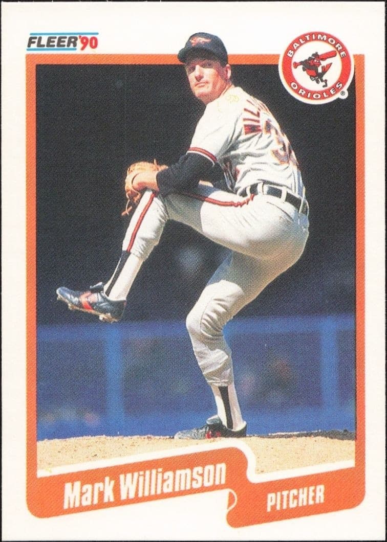 1990 Fleer Mark Williamson #194 trading card