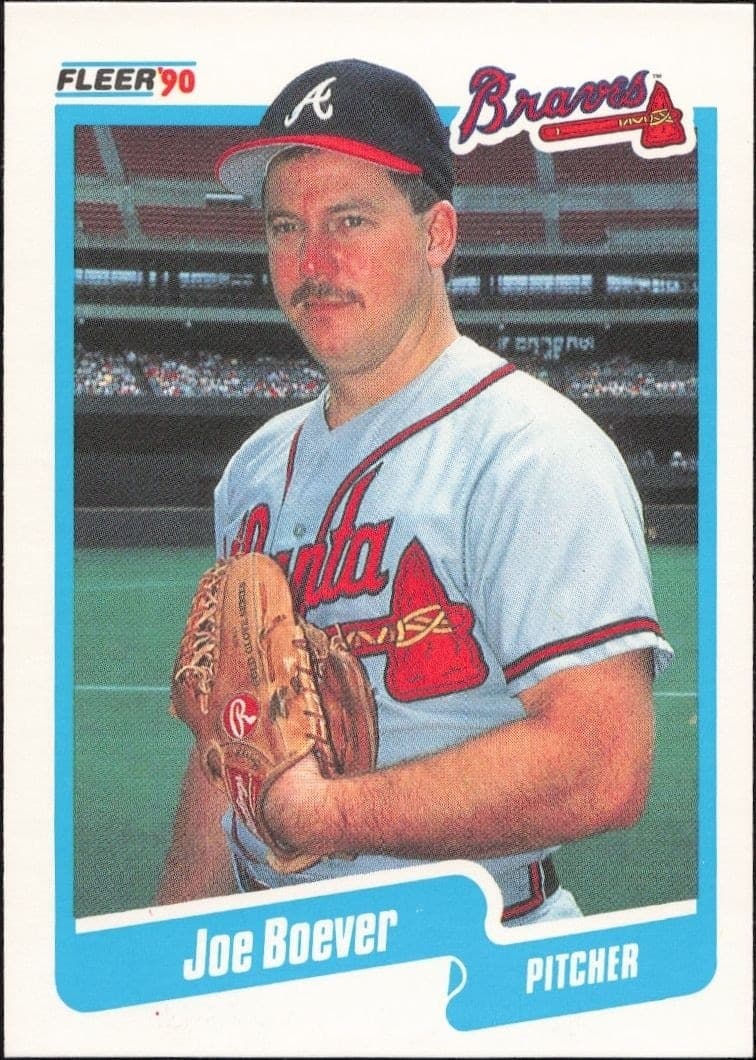 1990 Fleer Joe Boever #577 trading card