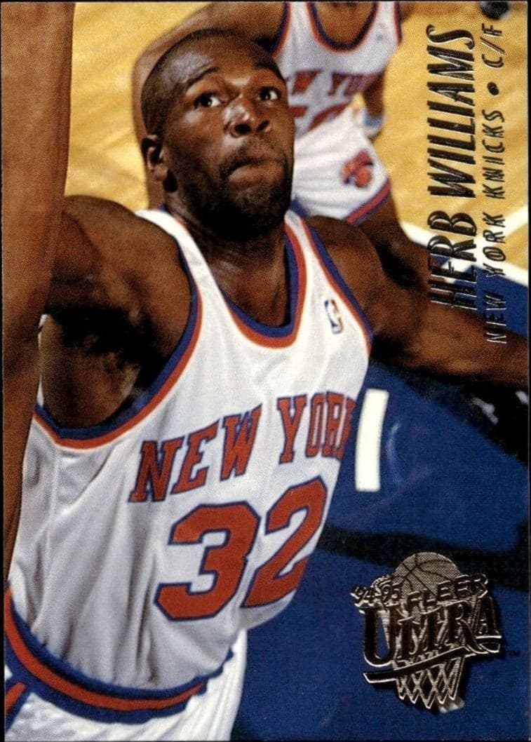 1994-95 Fleer Ultra Herb Williams #300 trading card