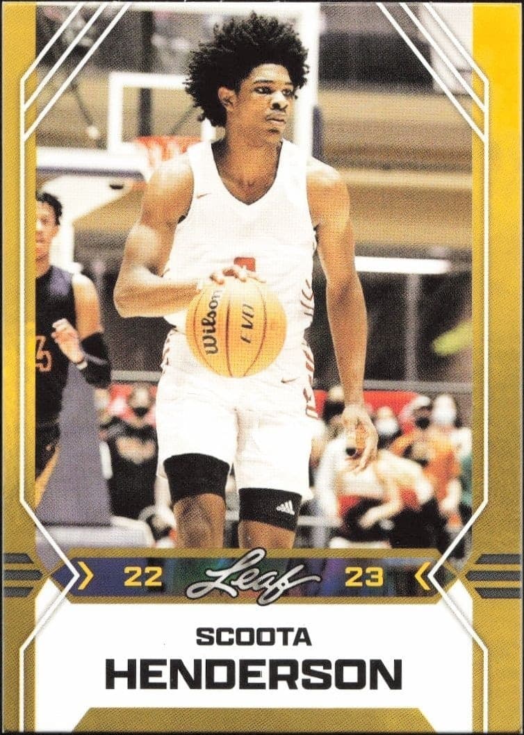2022-23 Leaf Draft Scoot Henderson #B-2 trading card