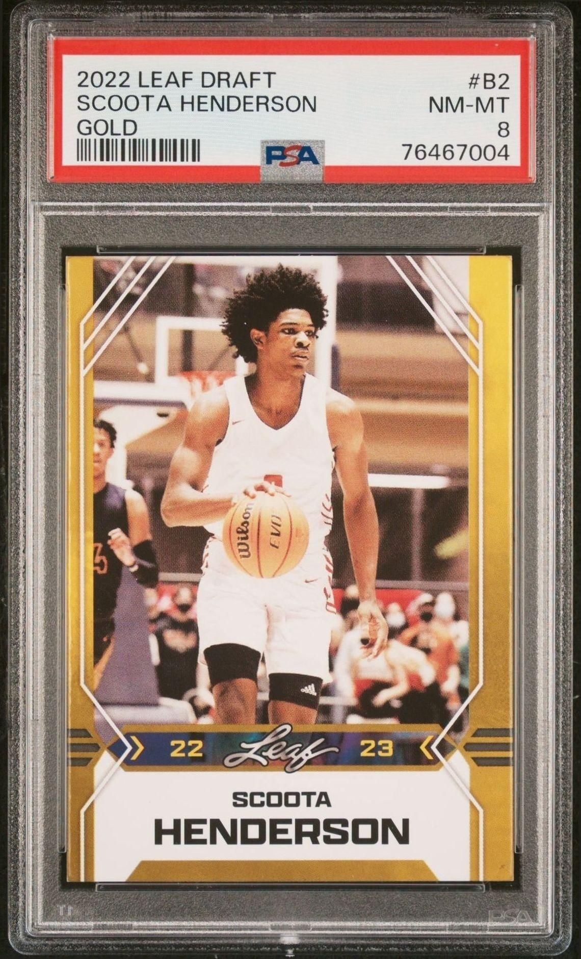 2022-23 Leaf Draft Scoot Henderson #B-2 trading card