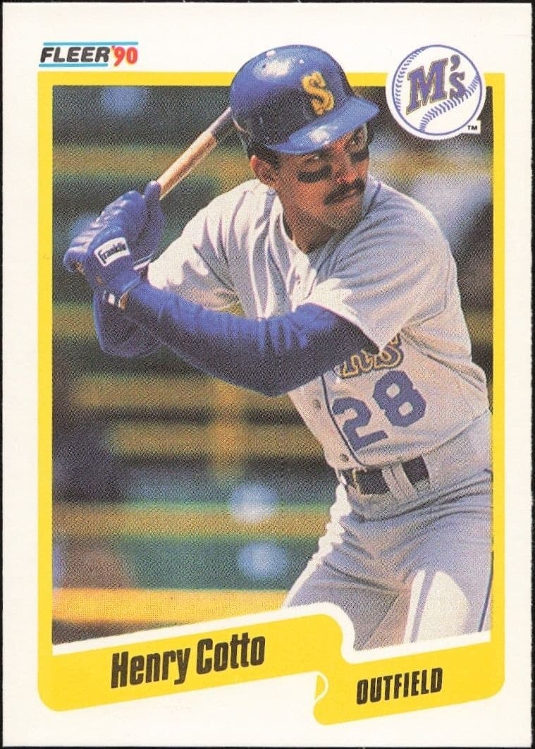 1990 Fleer Henry Cotto #511 baseball trading card front