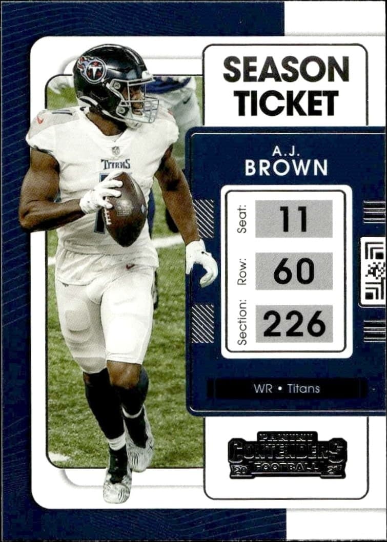 2021 Panini Contenders A.J. Brown #96 trading card