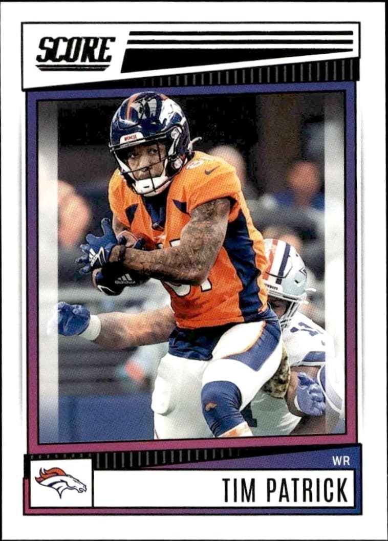 2022 Panini Score Tim Patrick #76 trading card