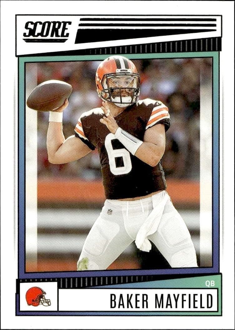 2022 Panini Score Baker Mayfield #203 trading card