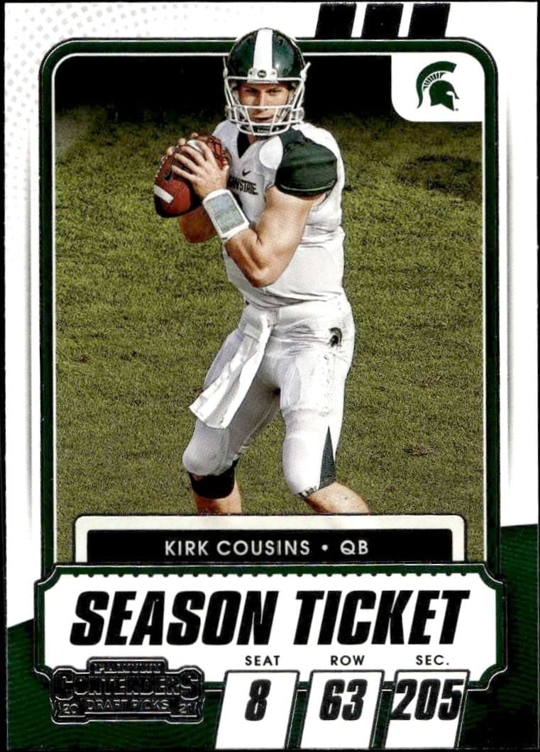 2021 Panini Contenders Draft Picks Kirk Cousins #13 trading card