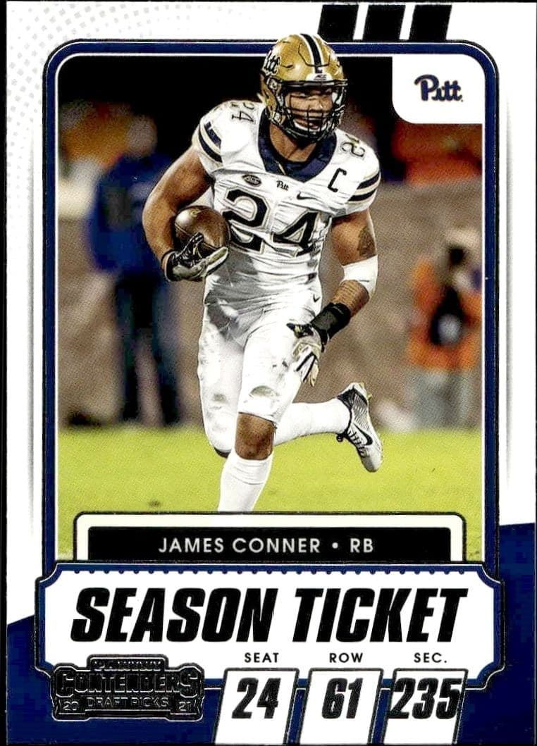 2021 Panini Contenders Draft Picks James Conner #66 trading card