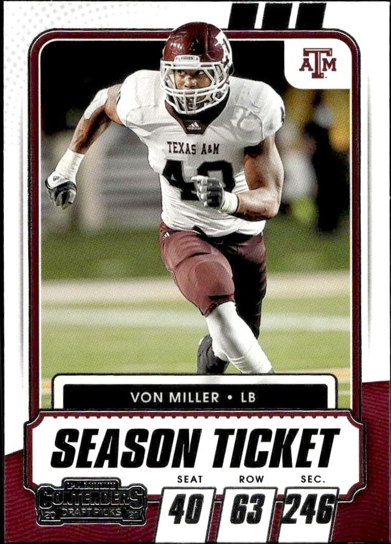 2021 Panini Contenders Draft Picks Von Miller #81 trading card