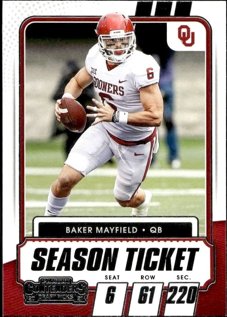 2021 Panini Contenders Draft Picks Baker Mayfield #19 trading card