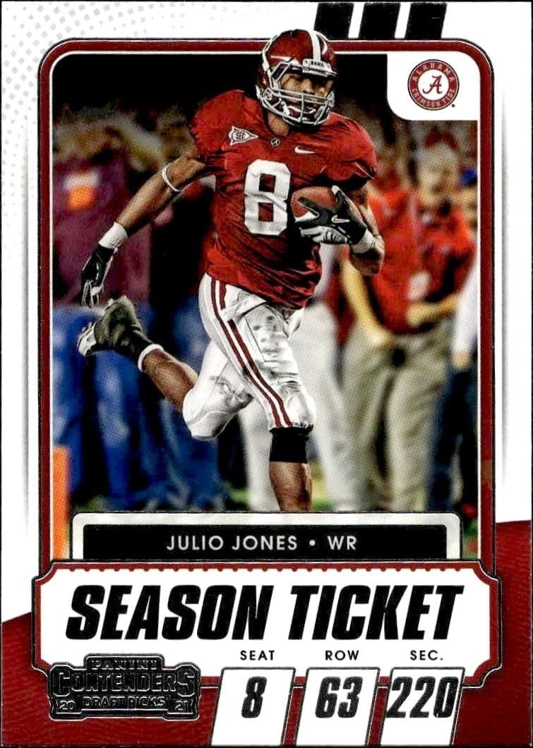 2021 Panini Contenders Draft Picks Julio Jones #41 trading card