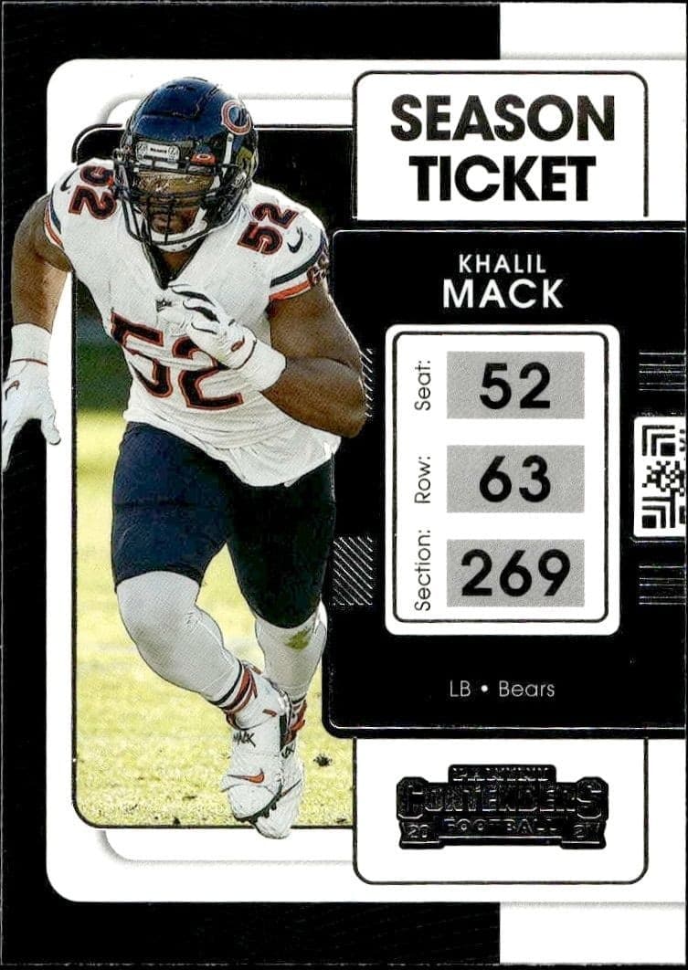 2021 Panini Contenders Khalil Mack #16 trading card