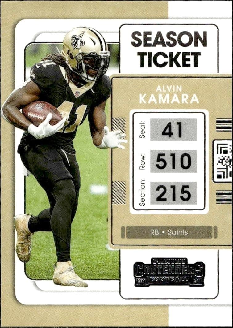 2021 Panini Contenders Alvin Kamara #71 trading card
