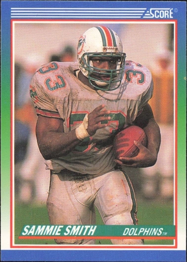 1990 Score Sammie Smith #333 trading card
