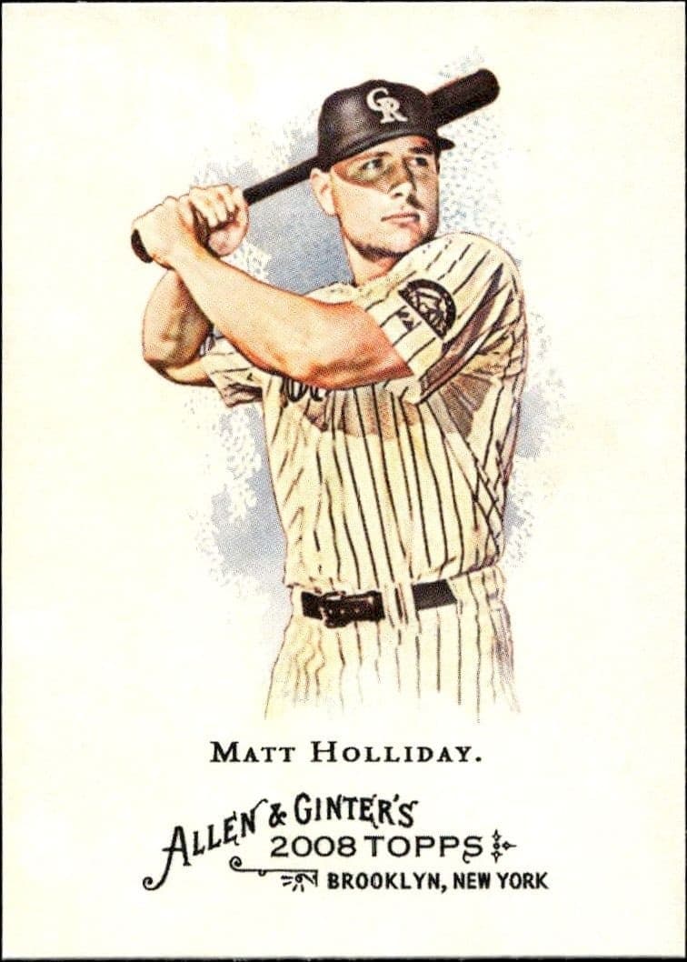 2008 Topps Allen & Ginter Matt Holliday #70 trading card