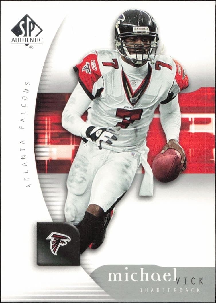 2005 Upper-Deck SP Authentic Michael Vick #4 trading card