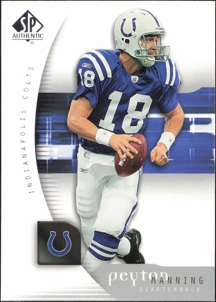 2005 Upper-Deck SP Authentic Peyton Manning #36 trading card