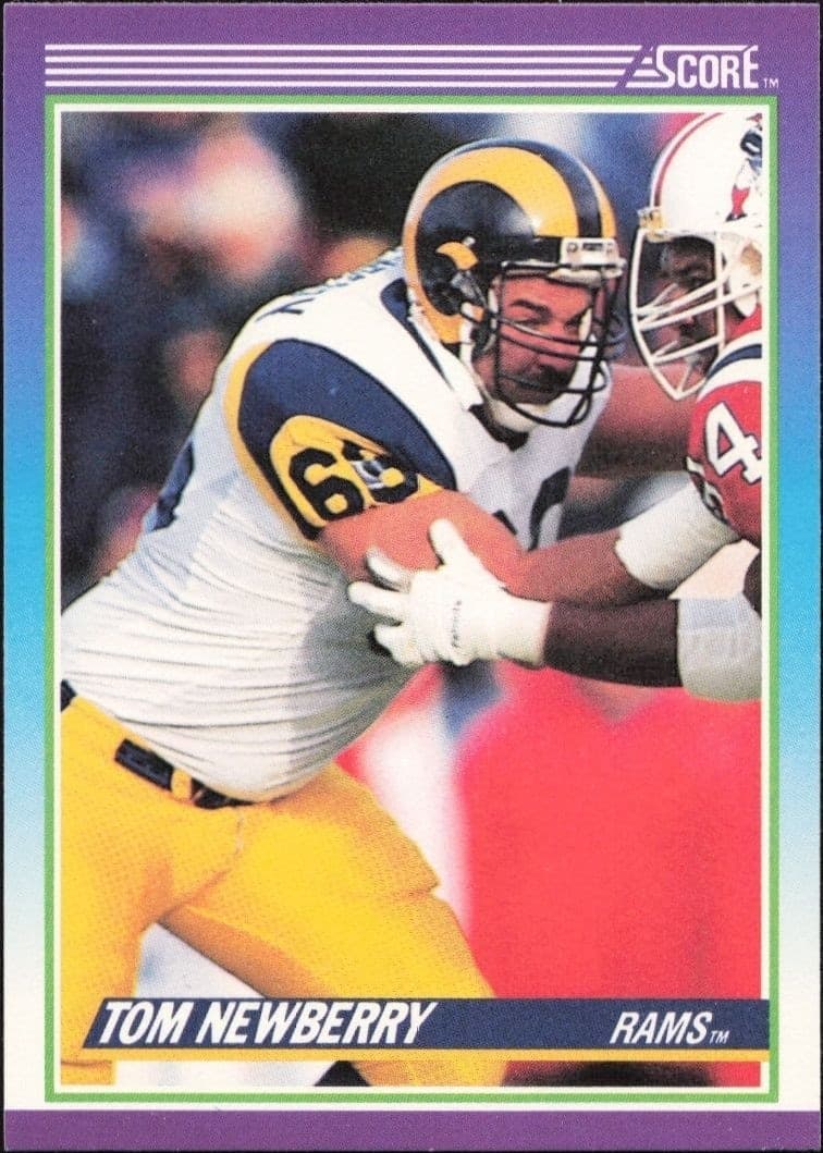 1990 Score Tom Newberry #192 trading card