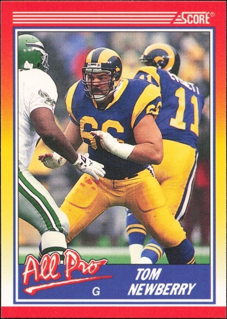 1990 Score Tom Newberry #585 trading card