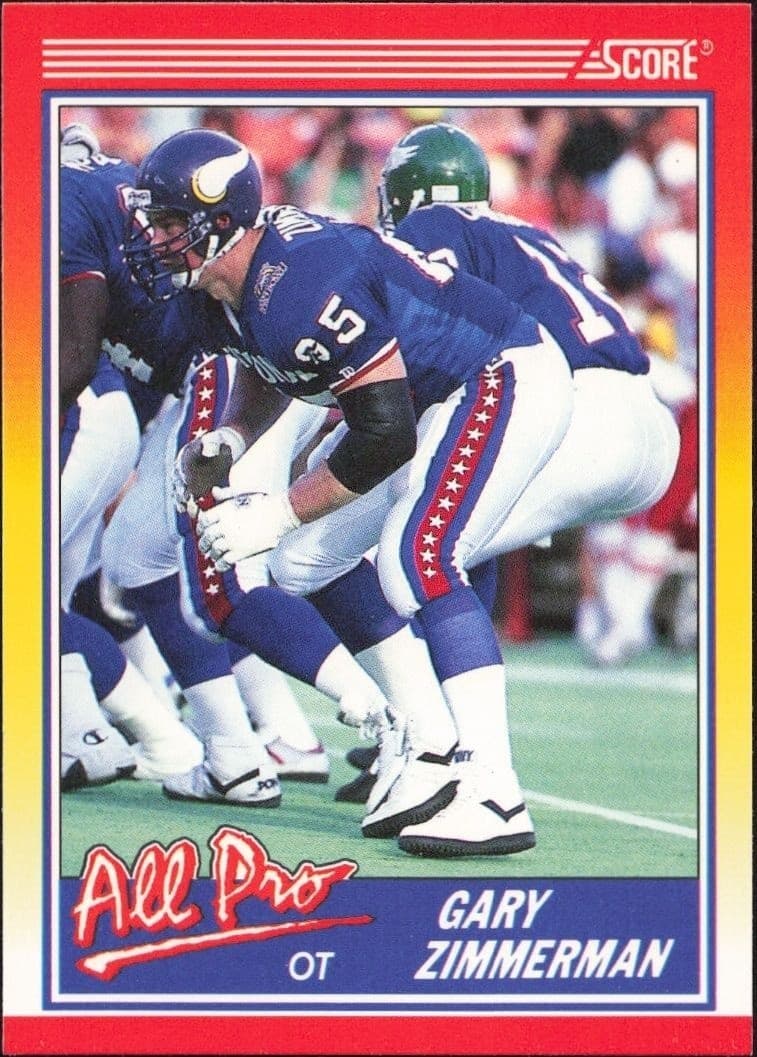 1990 Score Gary Zimmerman #586 trading card