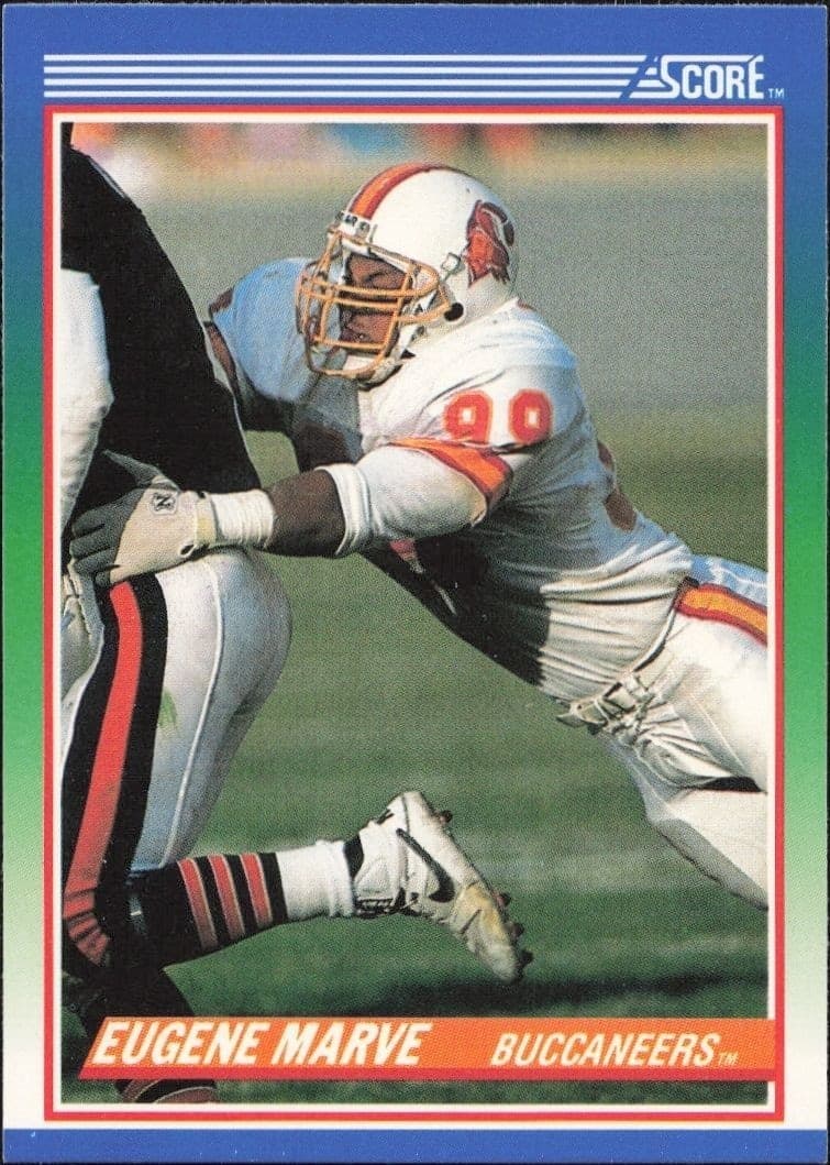1990 Score Eugene Marve #109 trading card