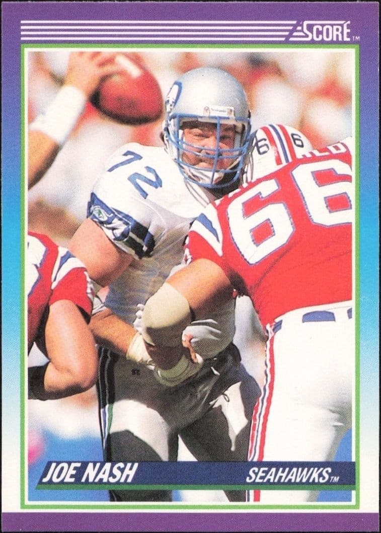 1990 Score Joe Nash #172 football trading card front