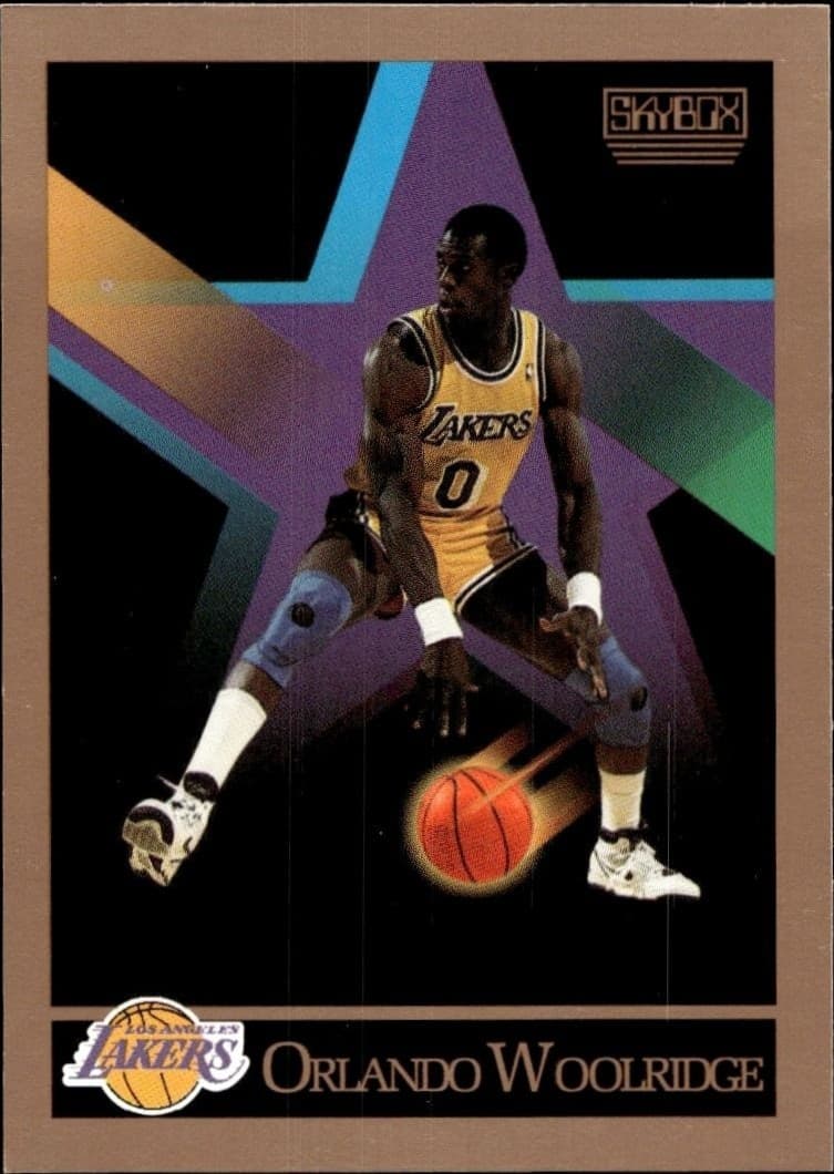 1990-91 Skybox Orlando Woolridge #142 basketball trading card front