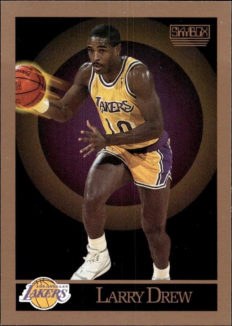 1990-91 Skybox Larry Drew #136 basketball trading card front