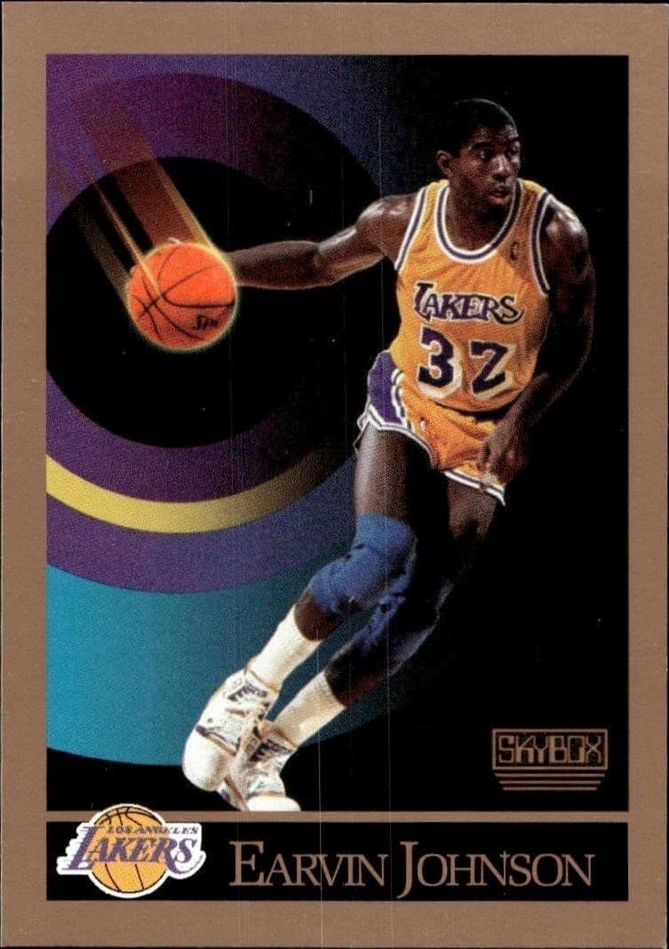 1990-91 Skybox Earvin Johnson #138 trading card