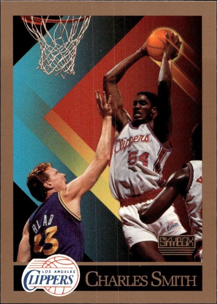 1990-91 Skybox Charles Smith #132 basketball trading card front