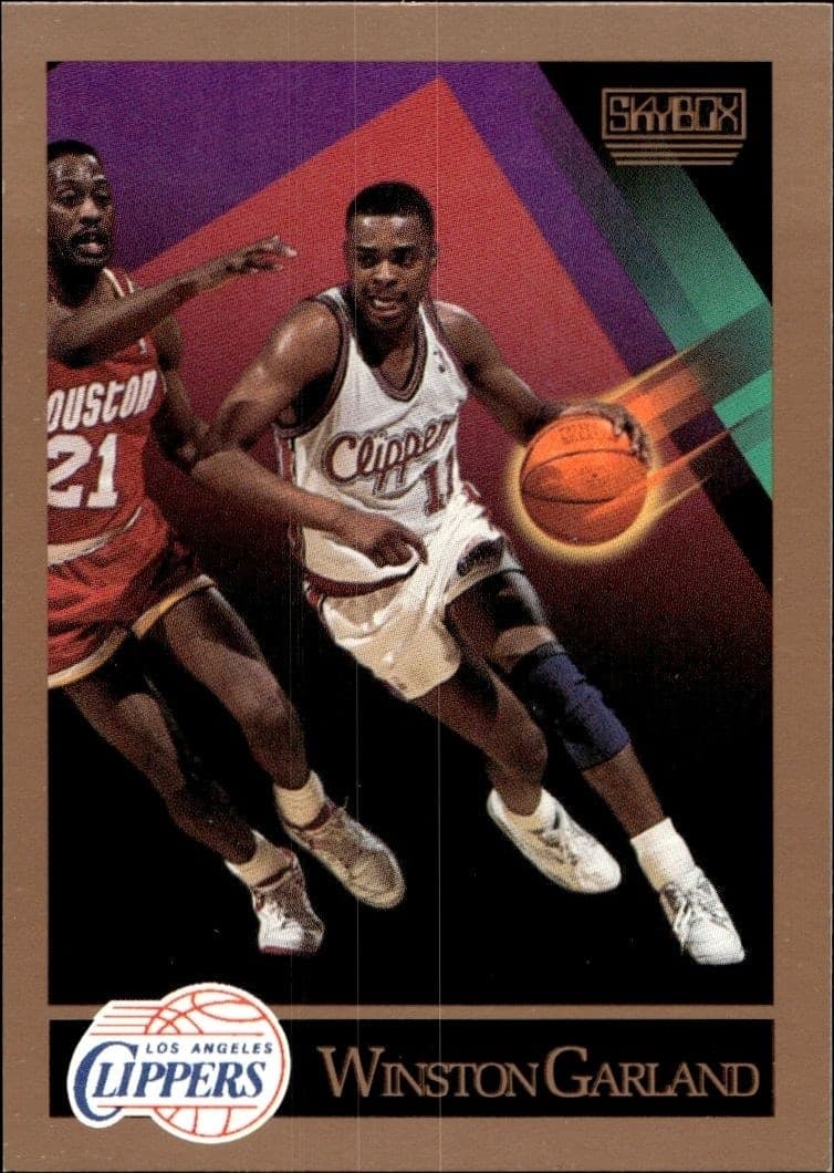 1990-91 Skybox Winston Garland #125 basketball trading card front