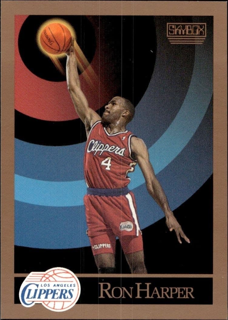 1990-91 Skybox Ron Harper #128 basketball trading card front