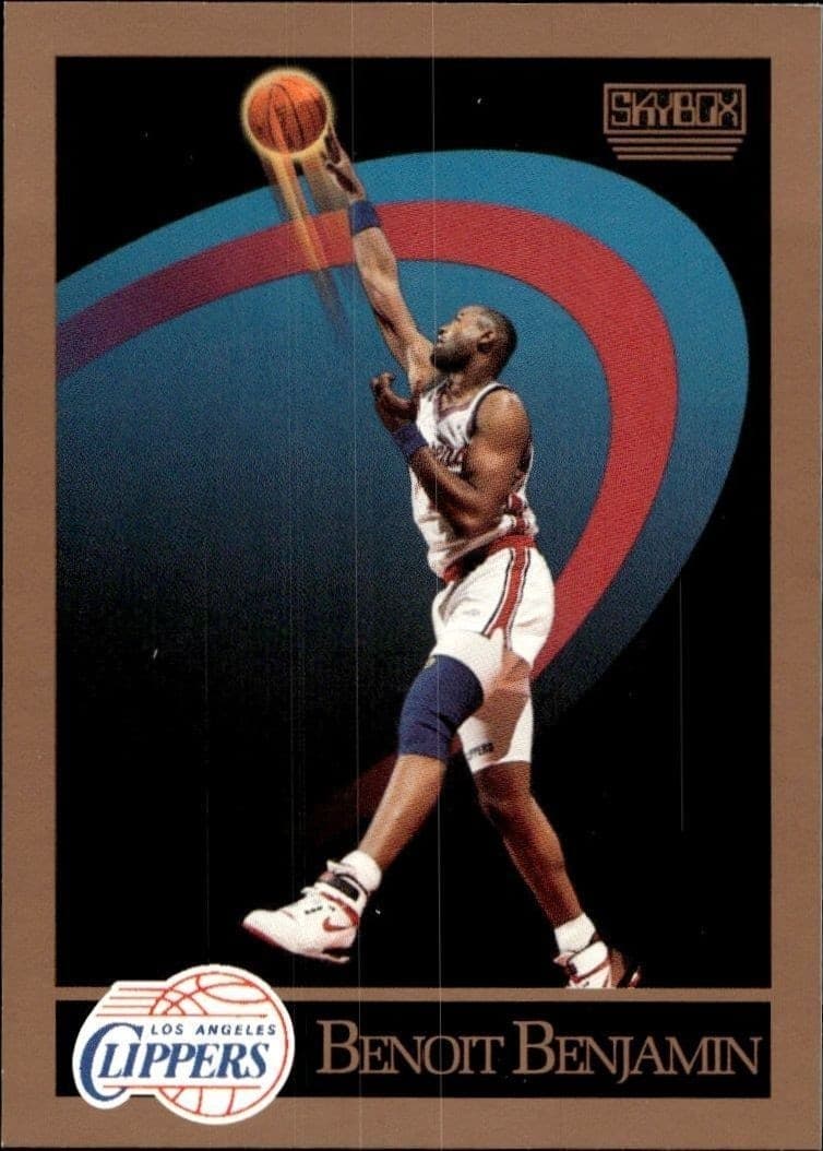 1990-91 Skybox Benoit Benjamin #124 trading card