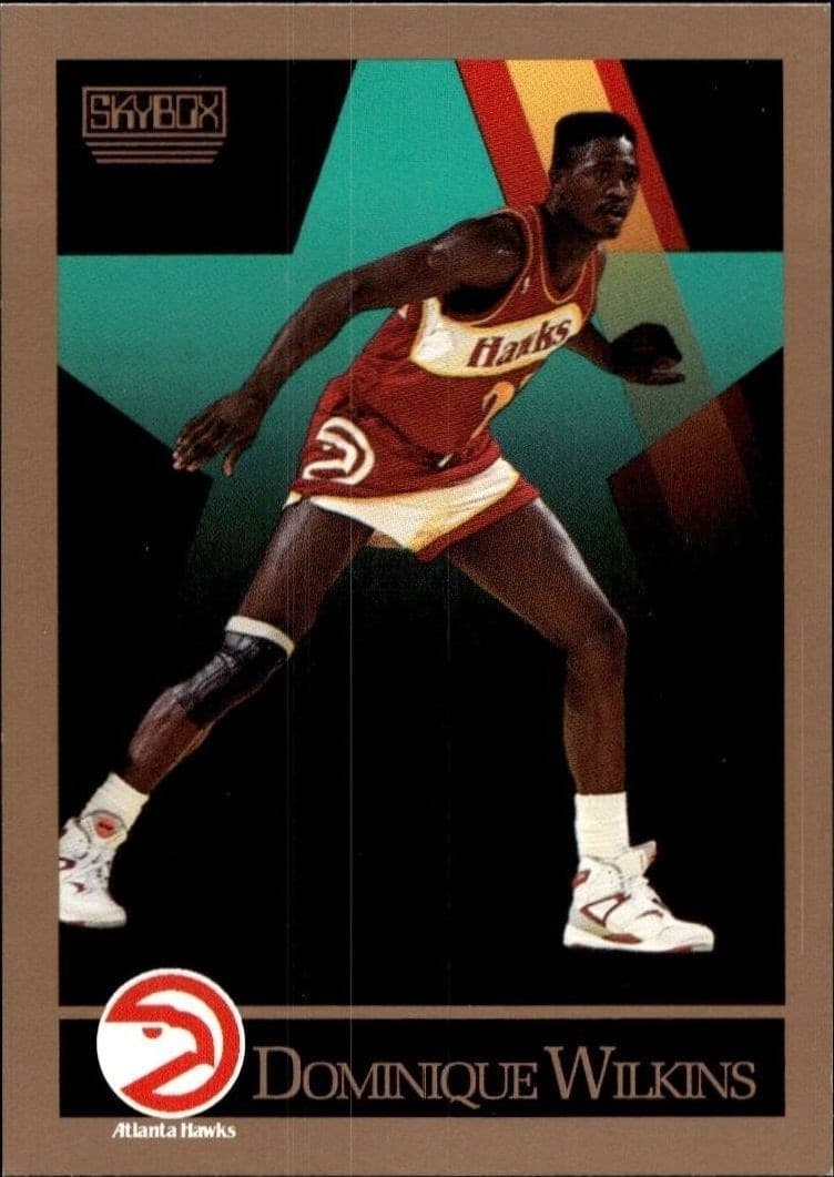 1990-91 Skybox Dominique Wilkins #11 basketball trading card front