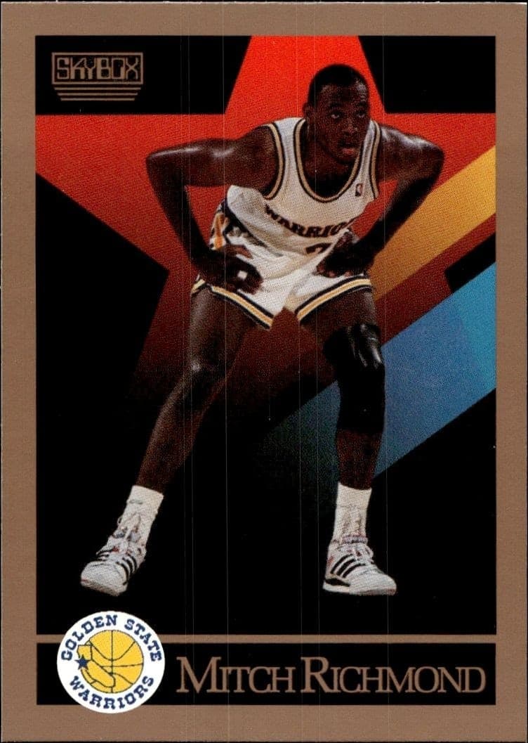 1990-91 Skybox Mitch Richmond #100 basketball trading card front